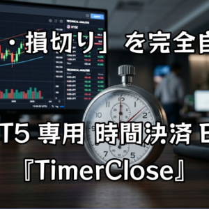 TimerClose_EA | 感情を排除するMT5時間決済ツール